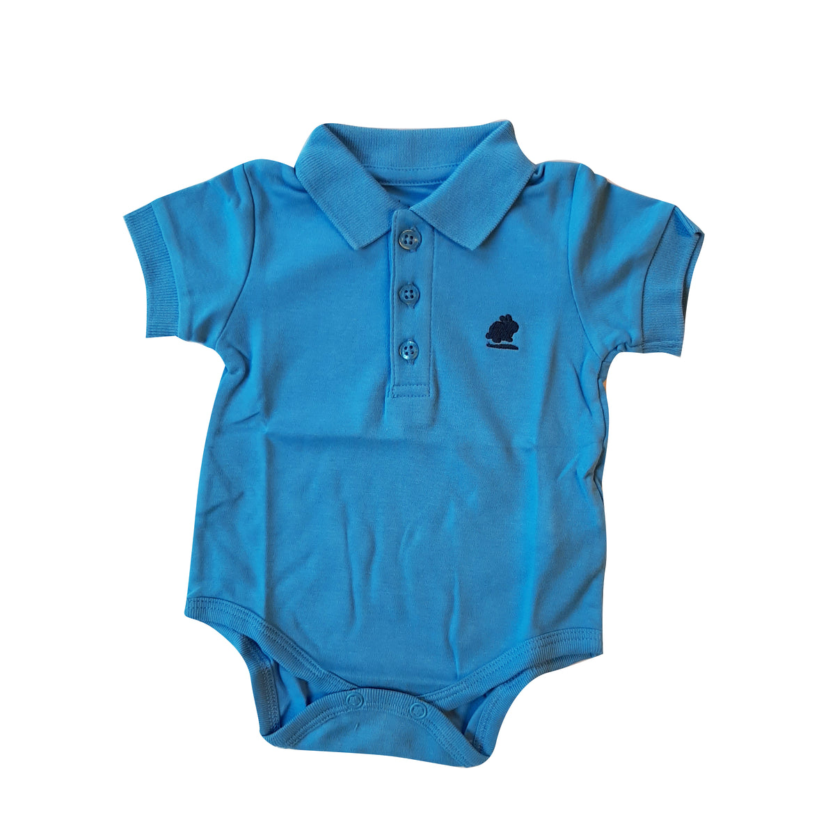 Body Babycottons C/Polo Pima Colors Celeste