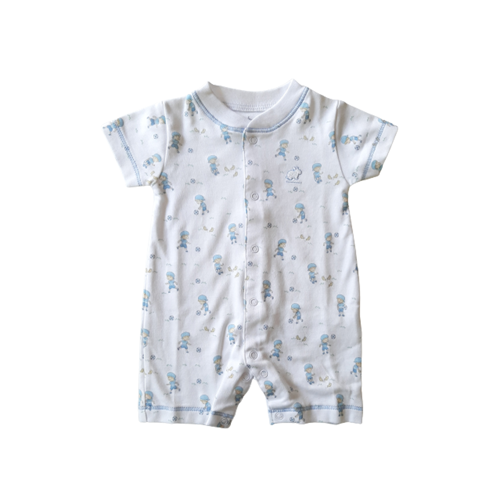 Paticorto Babycottons Basic at the Park Blanco Celeste