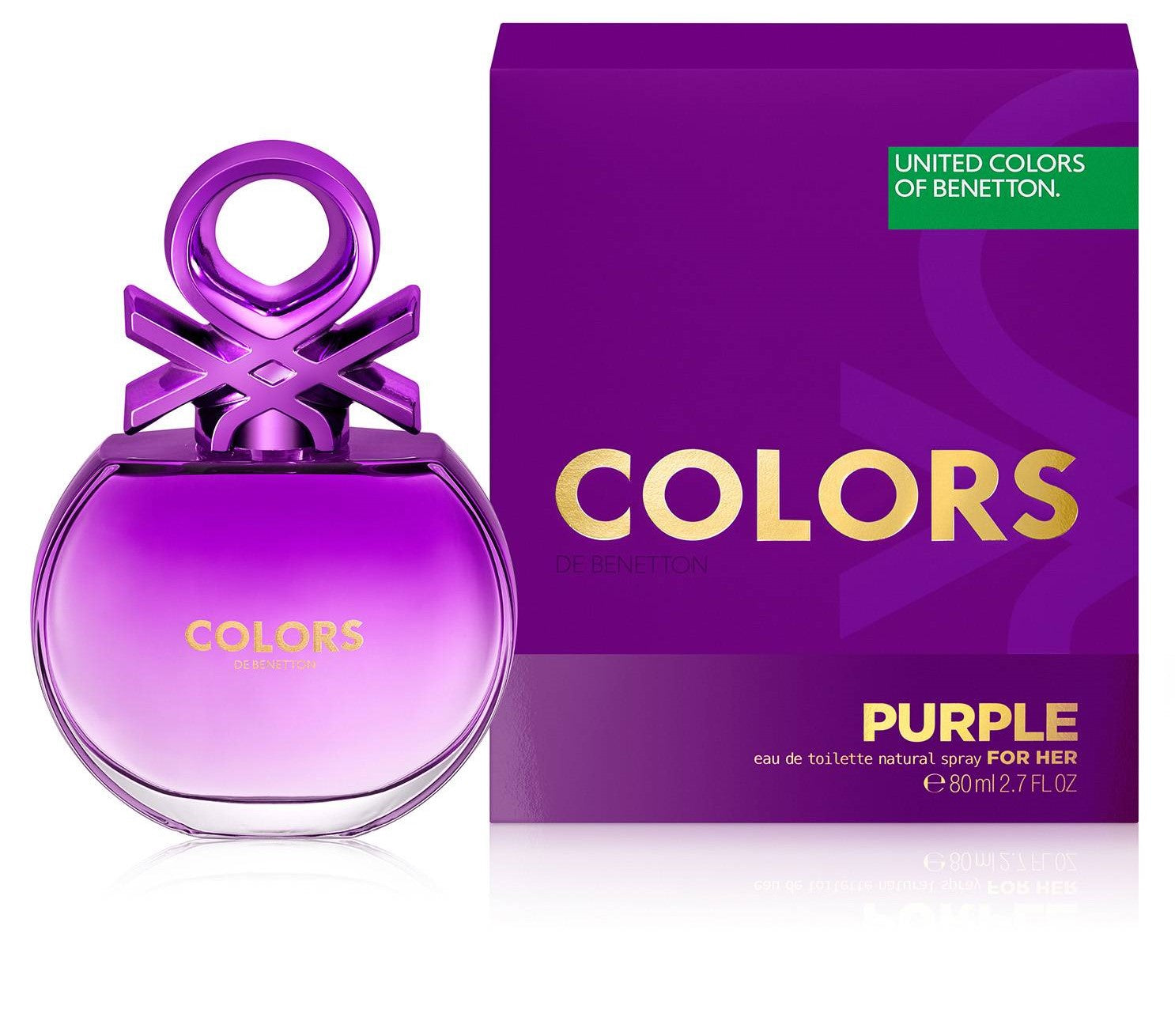 Colors Purple Benetton Edt 80Ml Mujer