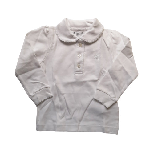 Remera Babycottons C/BB Overseas y Mayor Blanco