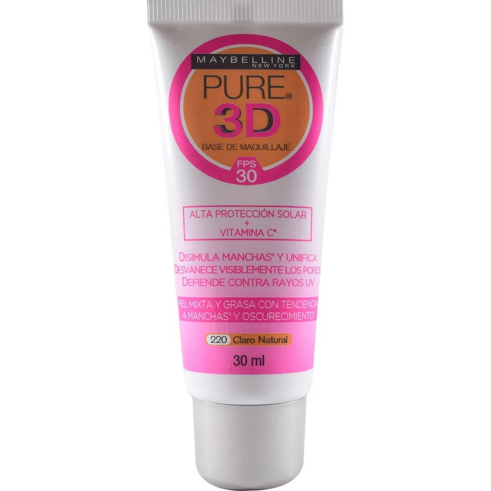 Base De Maquillaje Hz Pure 3D Fndt Claro Natural