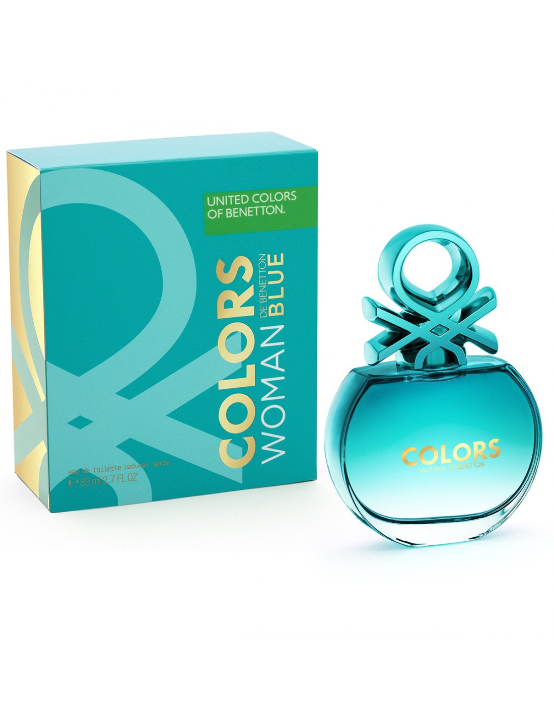 Colors Blue Benetton Edt 80Ml Mujer (Nuevo)