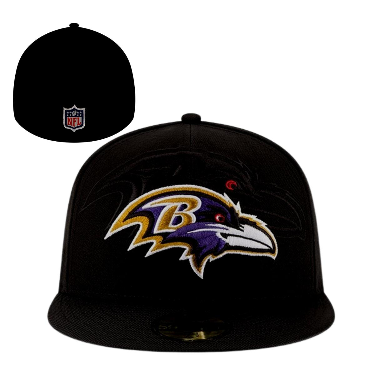 GORRA JOCKEY New Era BALTIMORE RAVENS Silueta 5950 Unisex