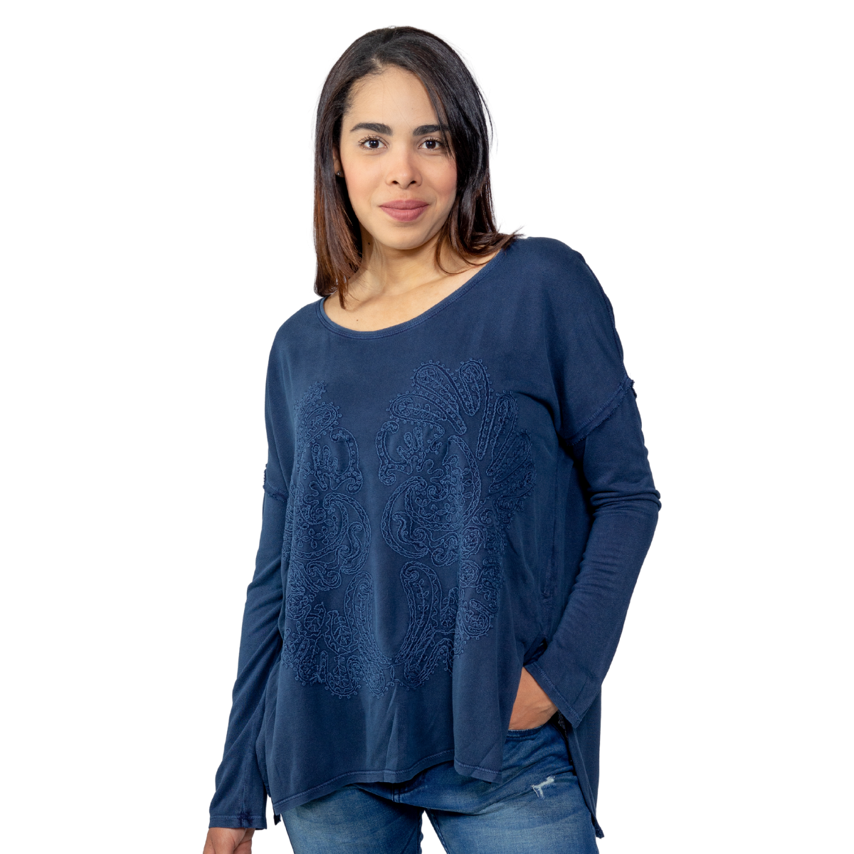 Polera Rapsodia Amika Azul