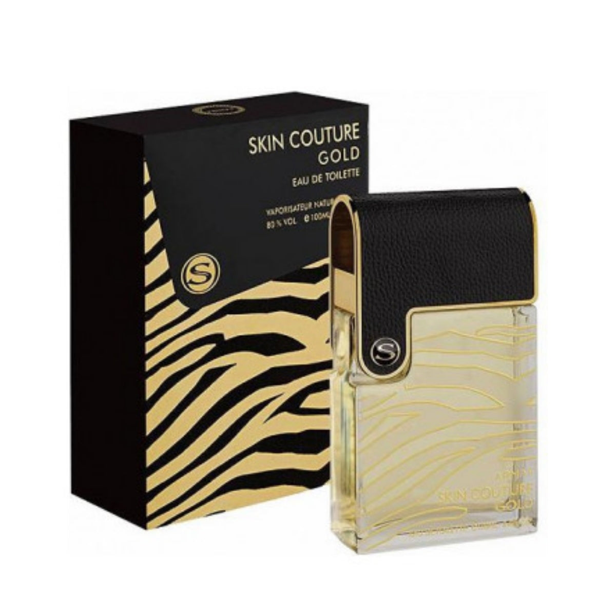 Skin Couture Gold Armaf Edt 100Ml Hombre- Inspirado en Wanted Azzaro
