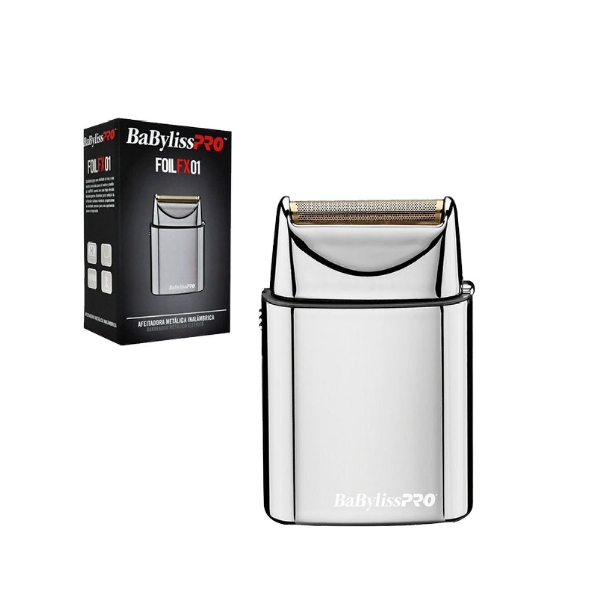 Afeitadora Foil FX01 Métalica Inalámbrica Babyliss Pro BFS1UB