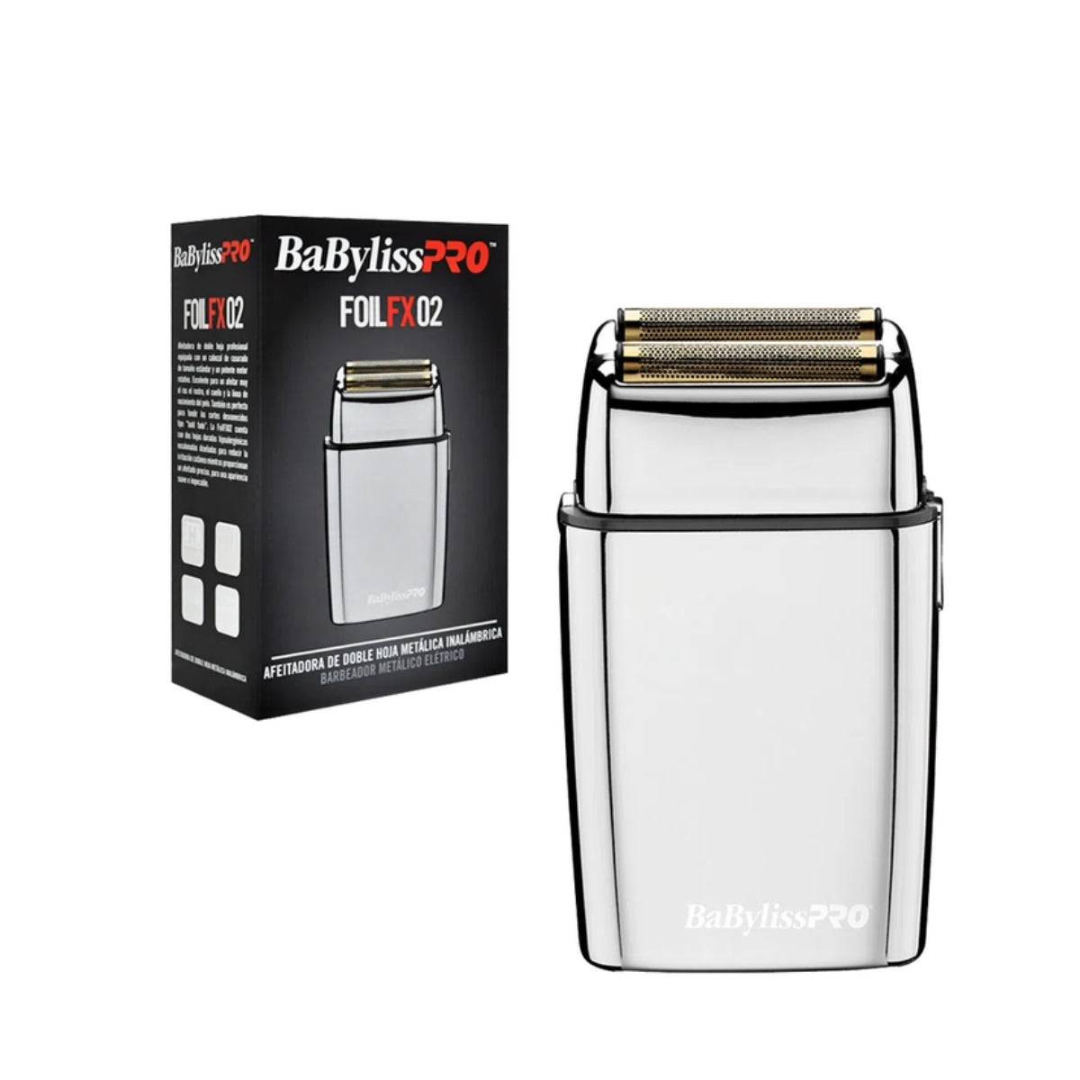 Afeitadora Foil FX02 Métalica Inalámbrica Babyliss Pro BFS2UZ