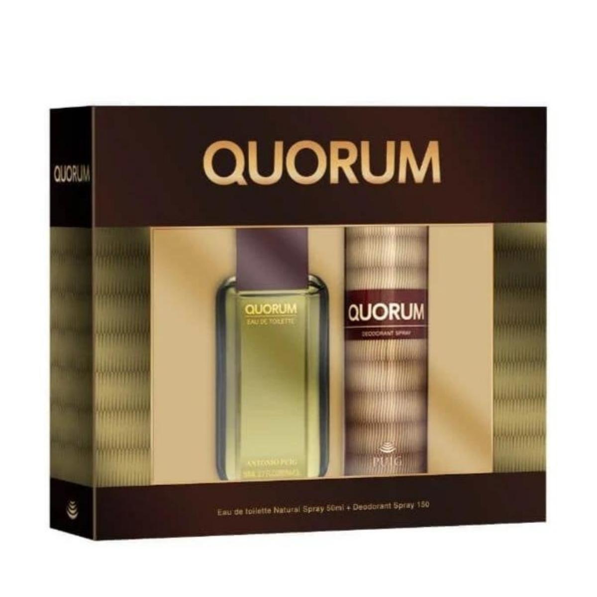 Estuche Quorum A. Puig Edt 50Ml+ 150Ml Deo Hombre75