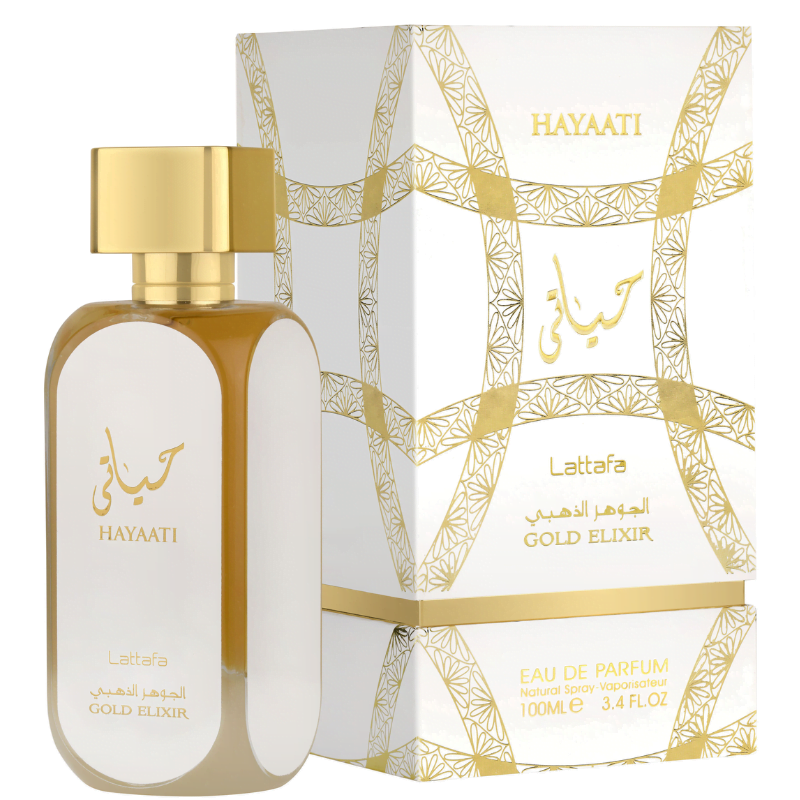 Hayaati Gold Elixir 100Ml Edp Unisex Lattafa Perfume-Inspirado En Armani Code Profumo - Giorgio Armani