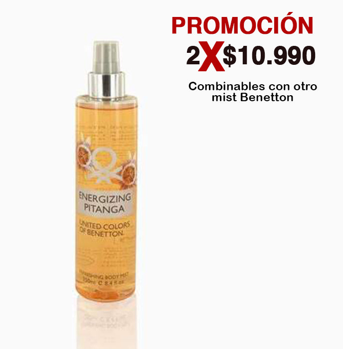 Energizing Pitanga Mist Colonia 250ML EDT Mujer Benetton