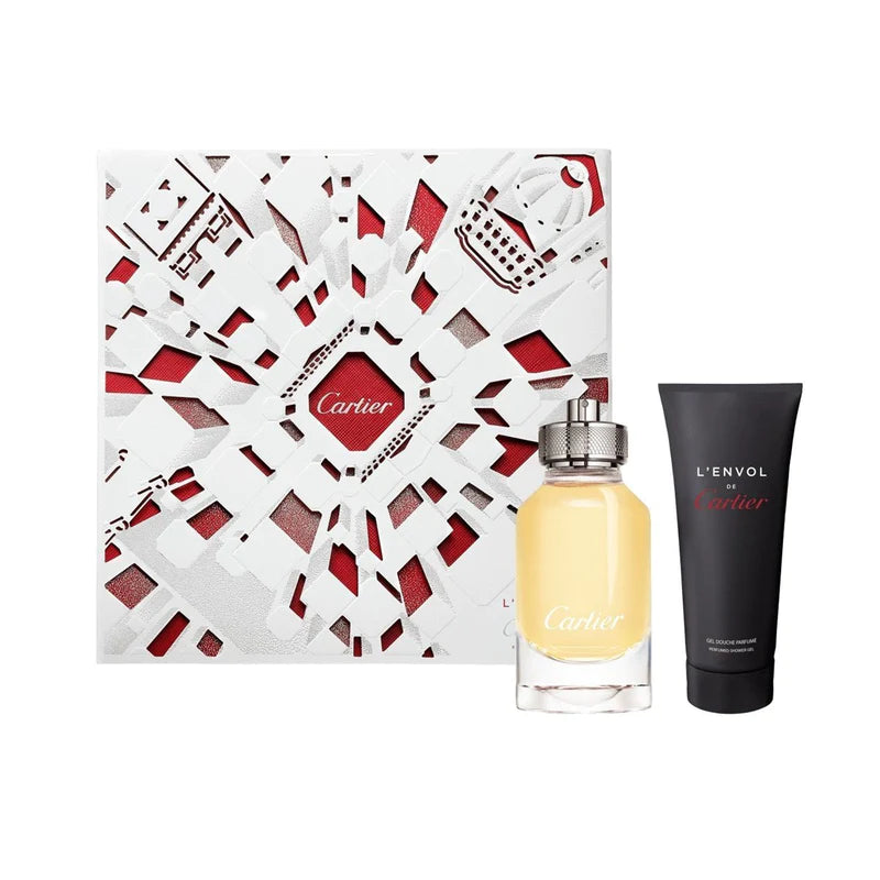 Estuche Cartier L'envol 80 ml Edt + 100 ml Gel Hombre