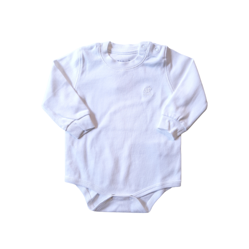 Body Babycottons Ml Pima Blanca