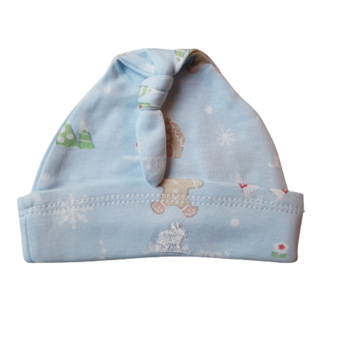 Gorro Babycottons C/Nudo Ginger Celeste