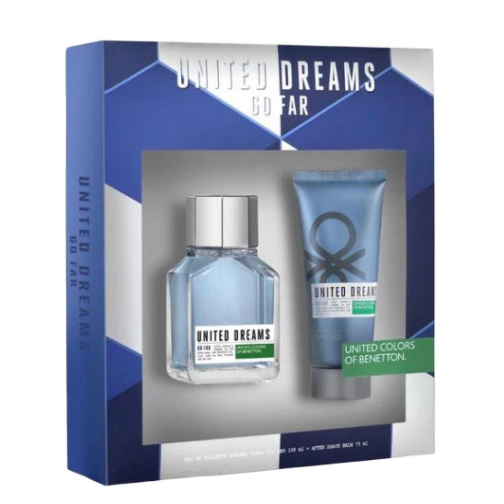 Estuche Benetton Go Far Edt 100Ml+75Ml A/S Hombre