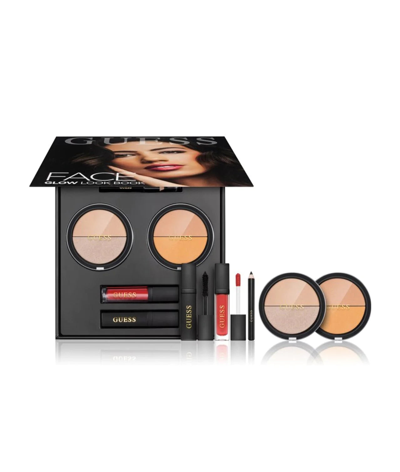 Guess Face Glow Look Book (Eyeshadow+Mascara+Lipstick+Eye Linner)