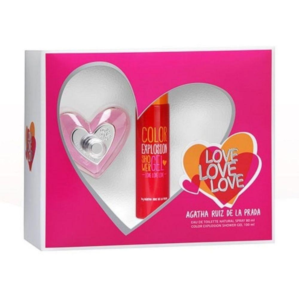 Love Love Love Mujer Estuche 80ML EDT + 100ML Gel De Ducha
