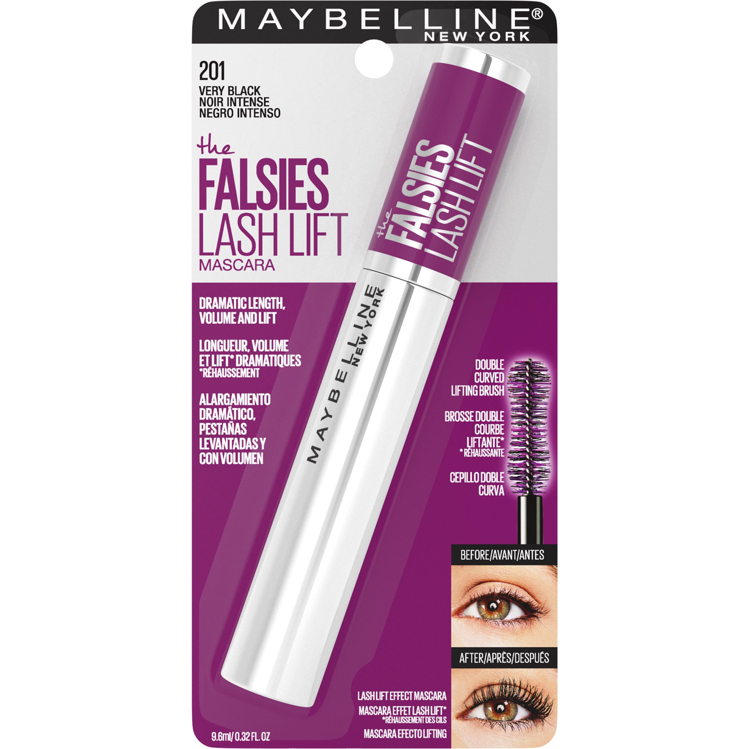 Falsies Lash Lift Wsh- Very Black