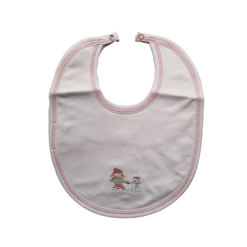 Babero M Alps Blanco Rosa