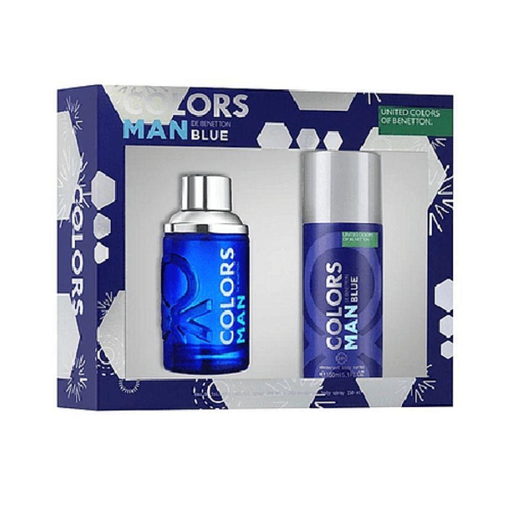 Estuche Colors Blue Man Edt 100Ml+150Ml Desodorante Hombre