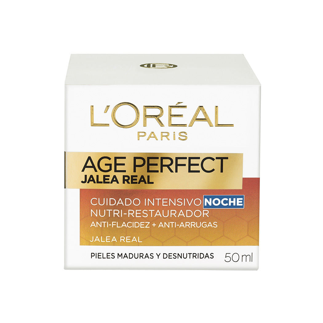 Crema Noche Anti-Arrugas Age Perfect Jalea Real 50ml