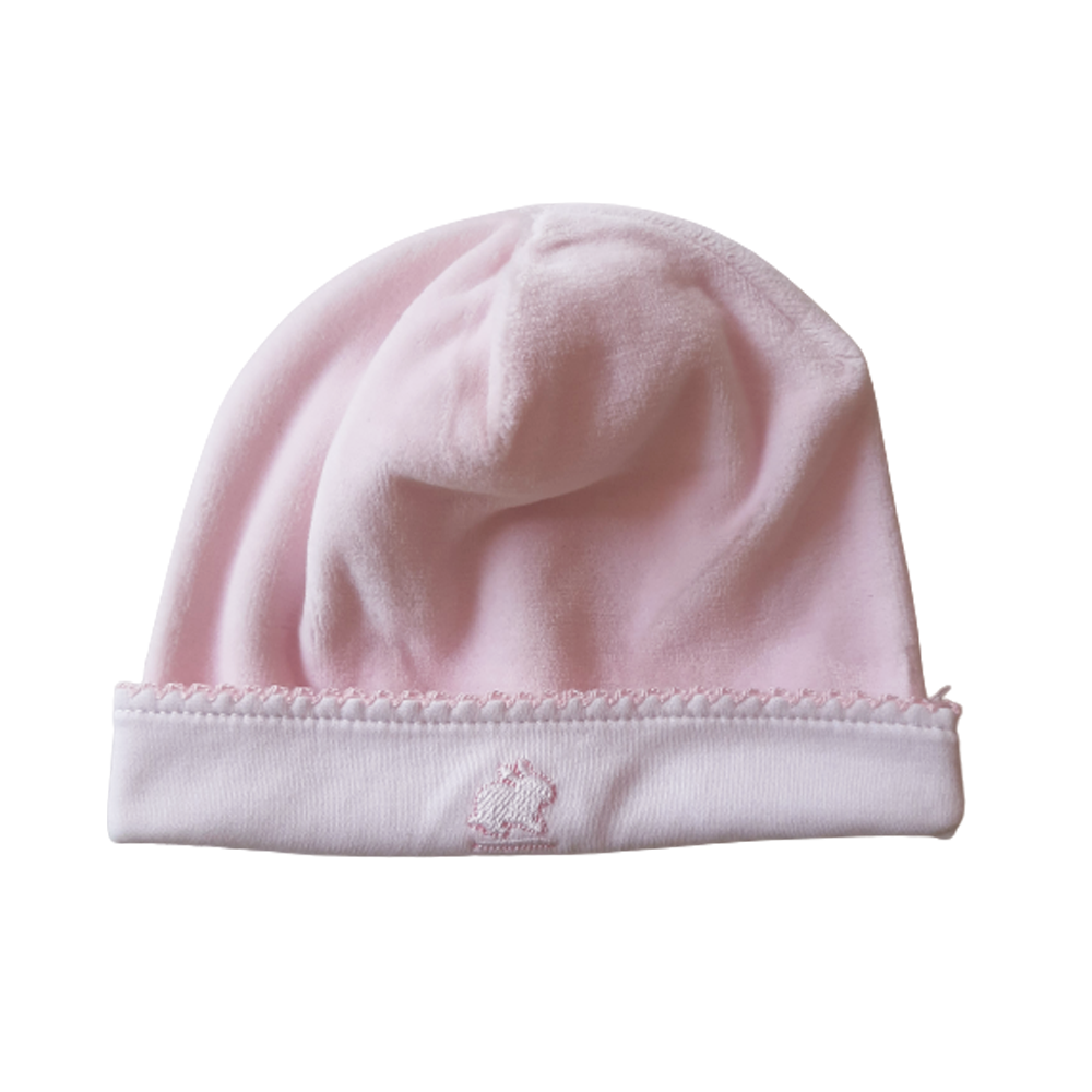 Gorro Babycottons Plush Rosado