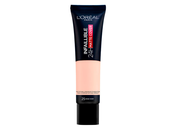Base Infallible Matte Cover Foundation Frites 25 Ivoire Rose
