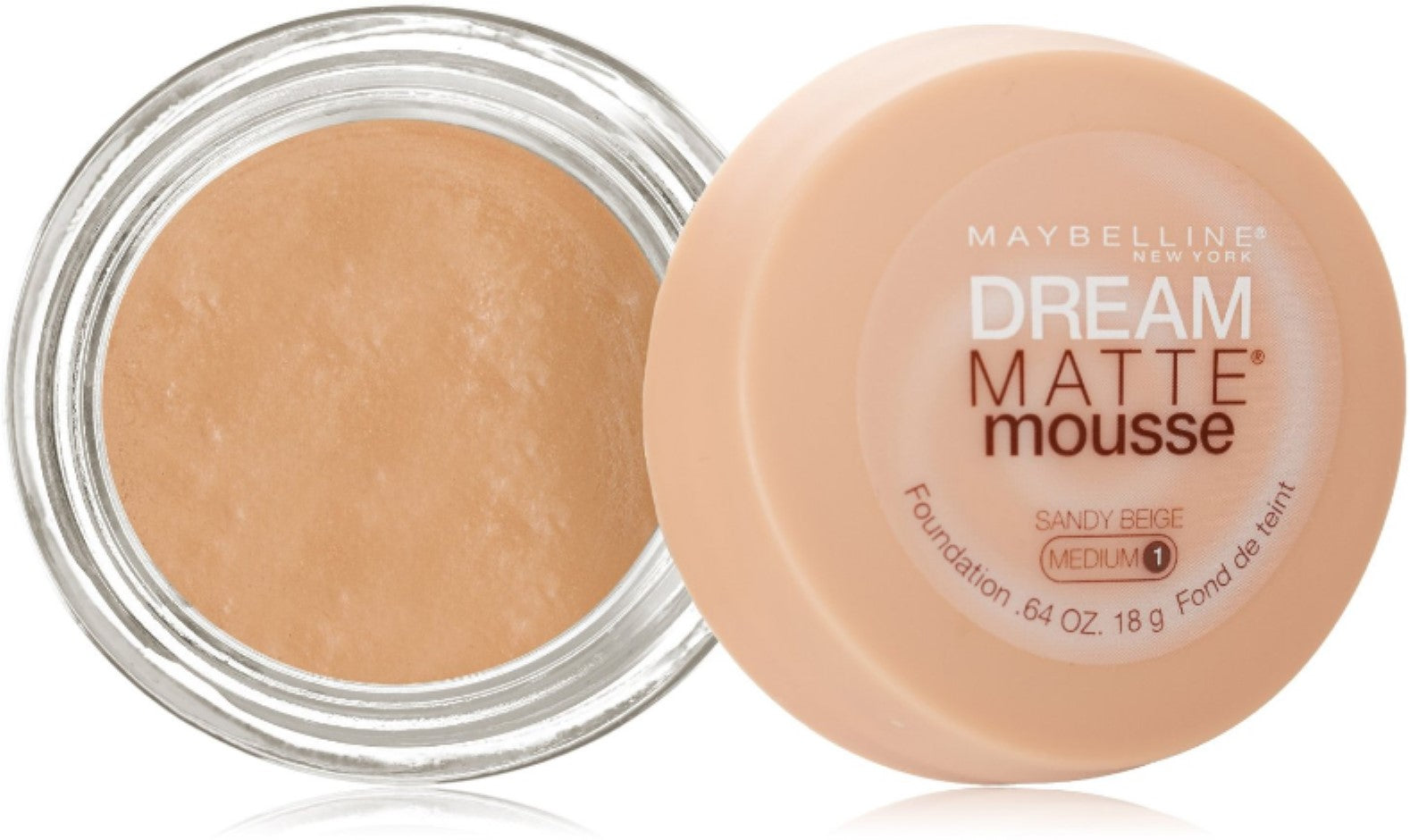 BASE DE MAQUILLAJE DREAM MATTE MOUSSE SANDY BEIGE MAYBELLINE
