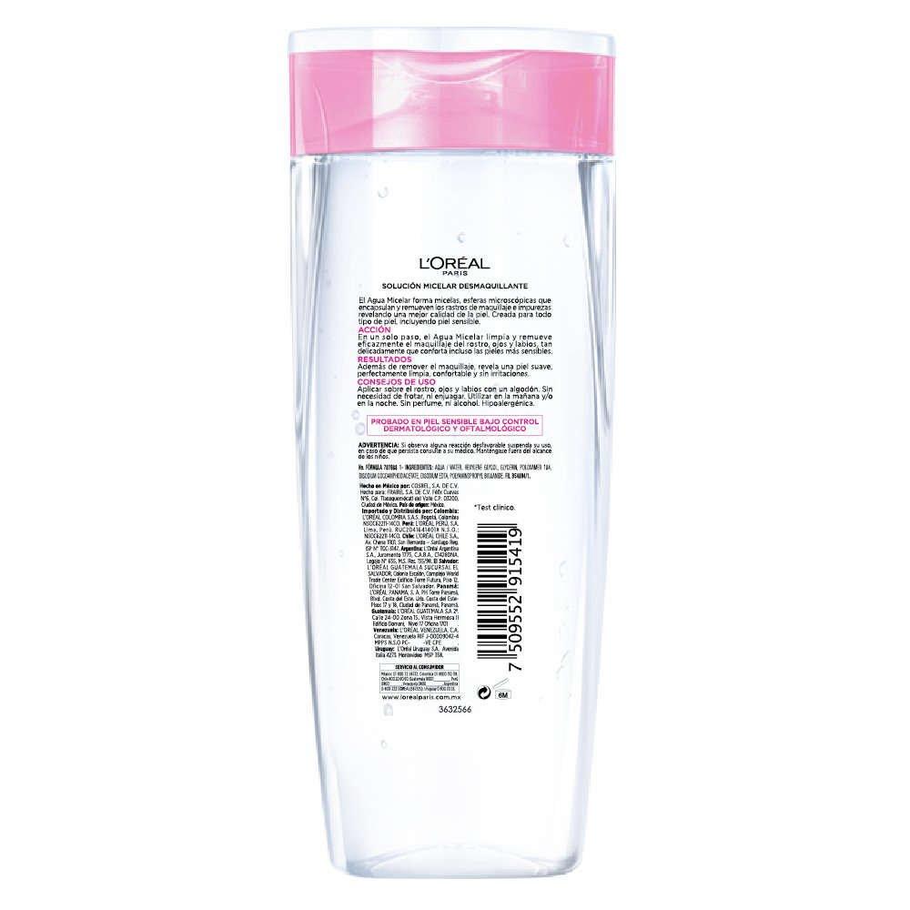 Agua Micelar 5 En 1 Hidra-Total 5 400 ml L'Oréal Paris