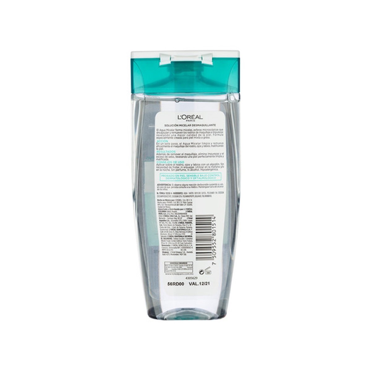 Agua Micelar 5 En 1 Piel Mixta A Grasa Hidra-Total 5 400 ml