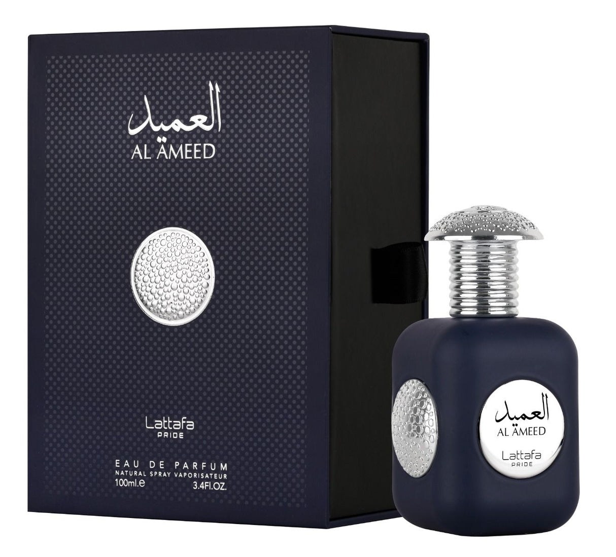 Pride Al Ameed Silver 100Ml Edp Unisex Lattafa Perfume- Inspirado en 1872 For Men Clive Christian