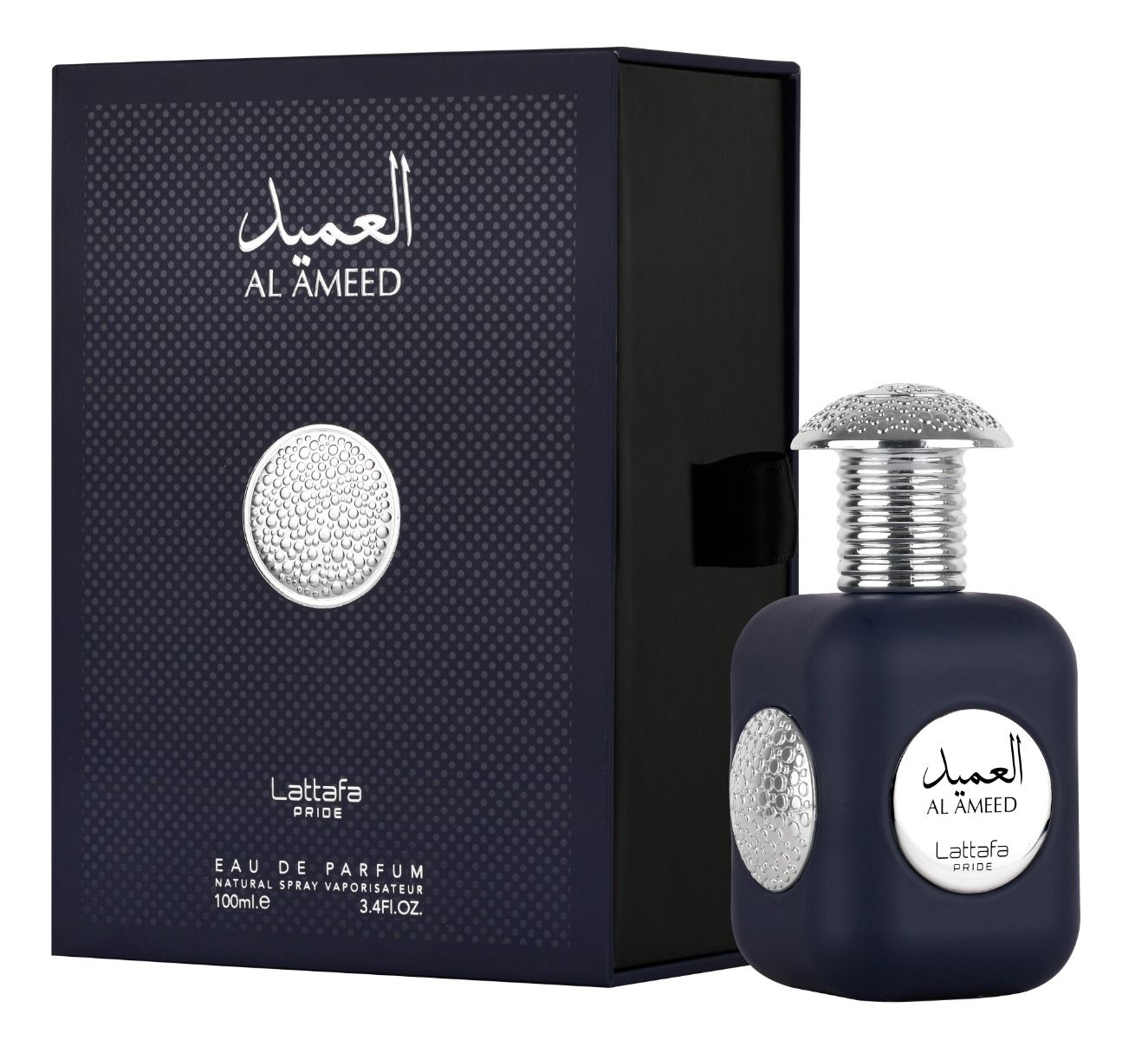 Pride Al Ameed Silver 100Ml Edp Unisex Lattafa Perfume- Inspirado en 1872 For Men Clive Christian