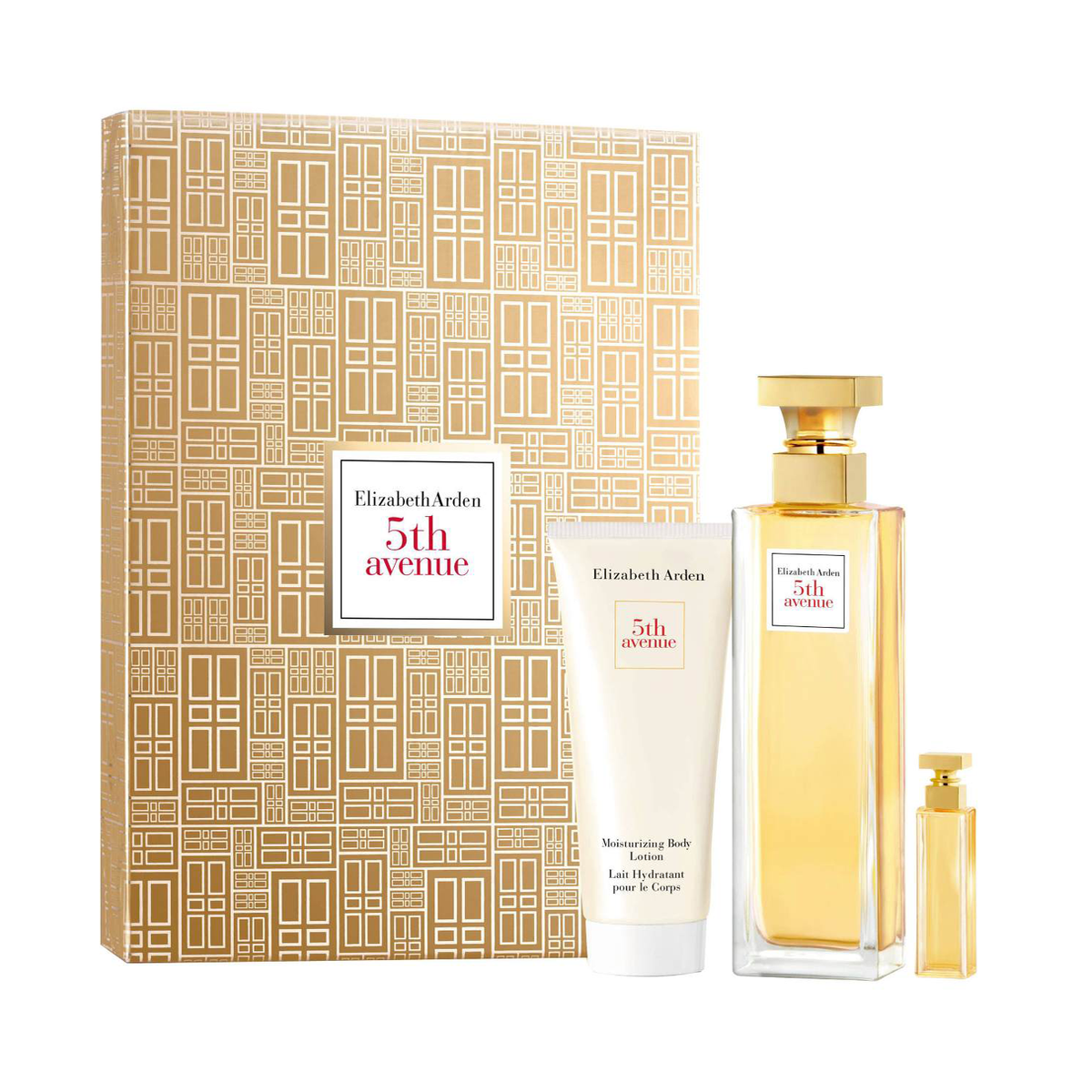 Set 5th Avenue Edp 125 ml+ Pf 3.7 ml+ B.Lotion 100 ml Mujer