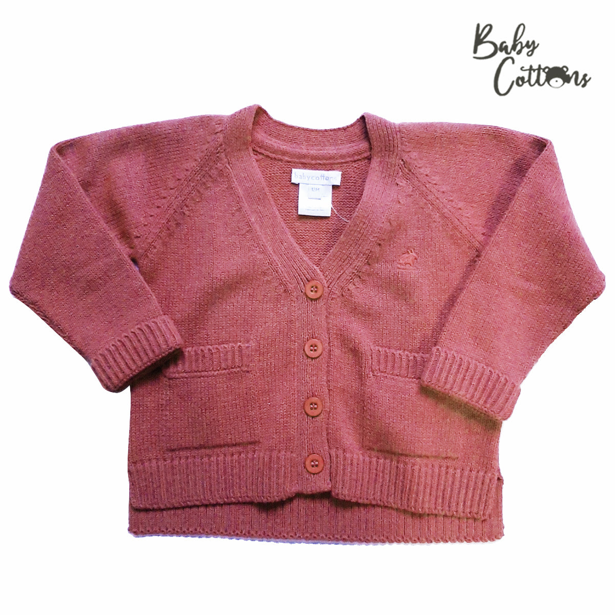 Saquito Babycottons Chantal Fresa
