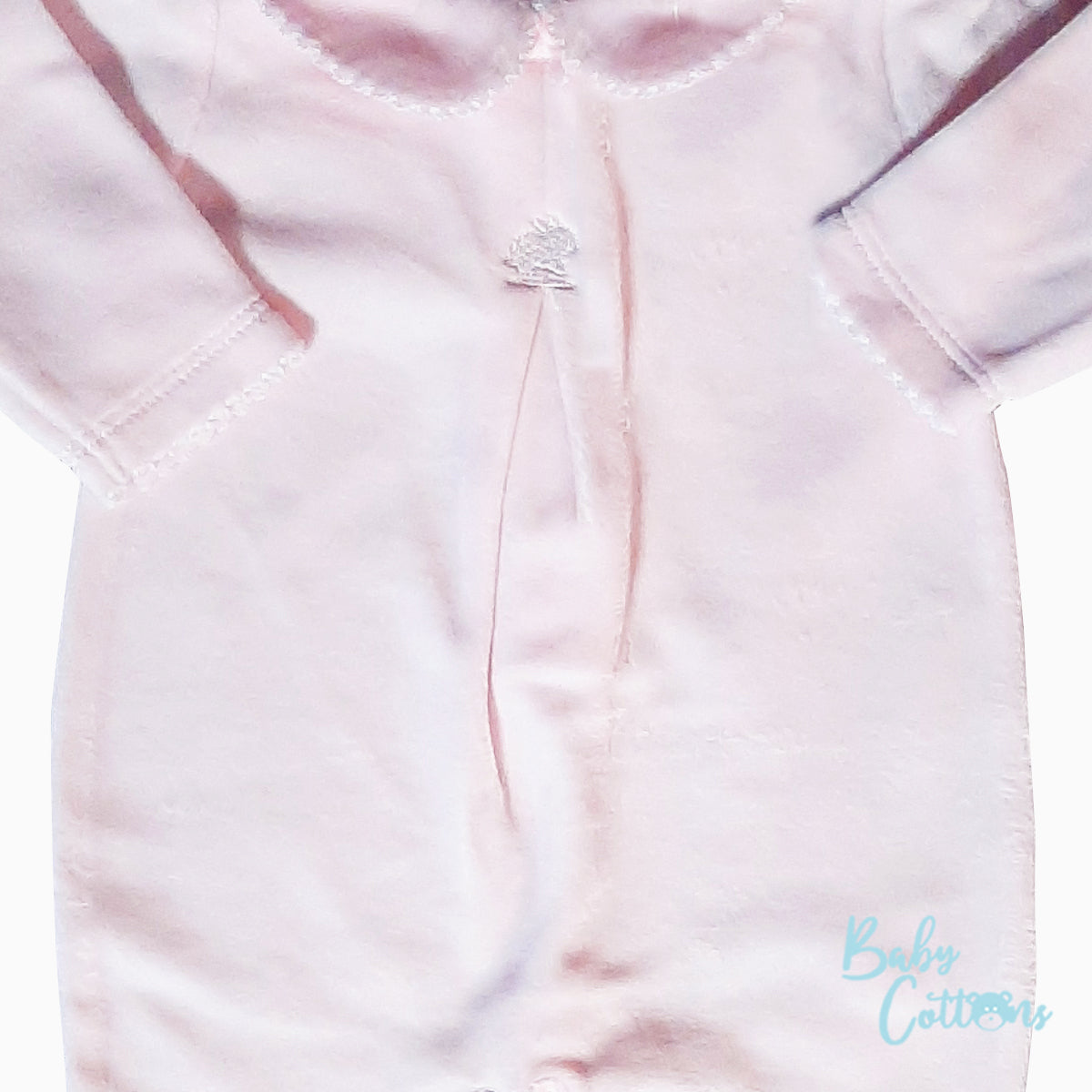 Enterito Babycottons Pinu Plush Rosa