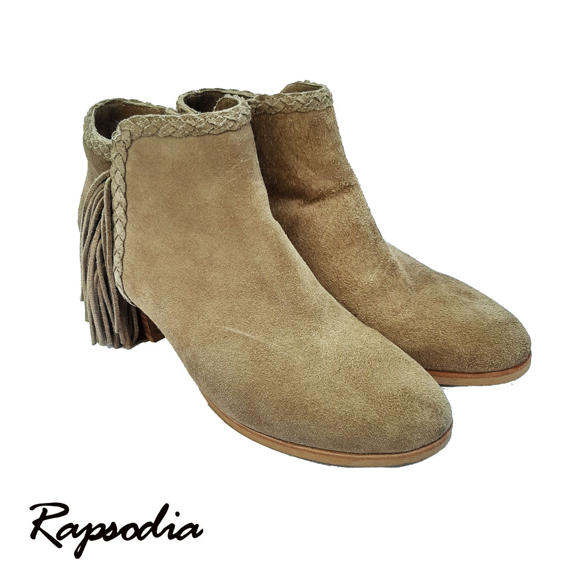 BOTAS RAPSODIA JENGIBRE DESCARNE BEIGE (GAMUSA)