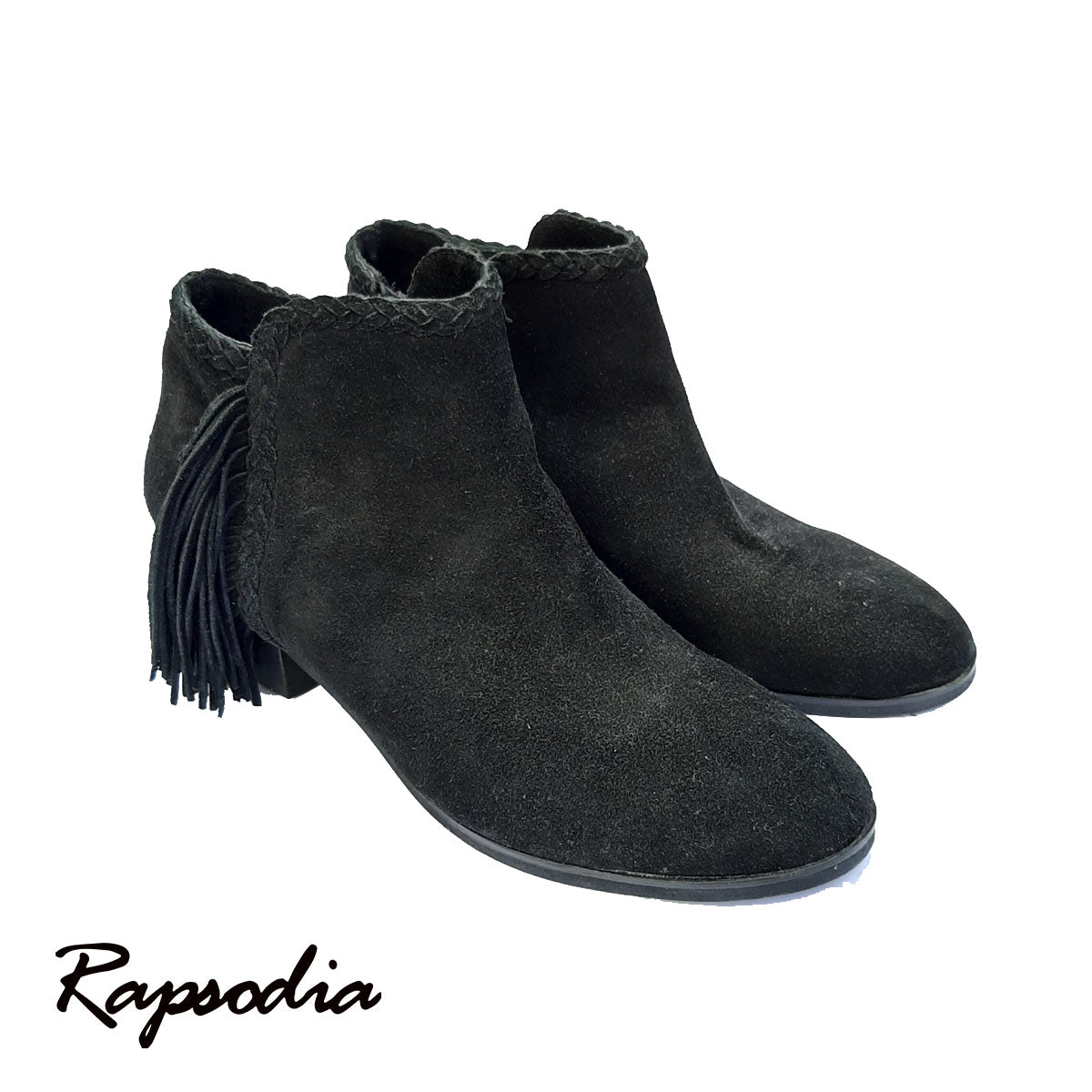 BOTAS RAPSODIA JENGIBRE DESCARNE NEGRO (GAMUSA)