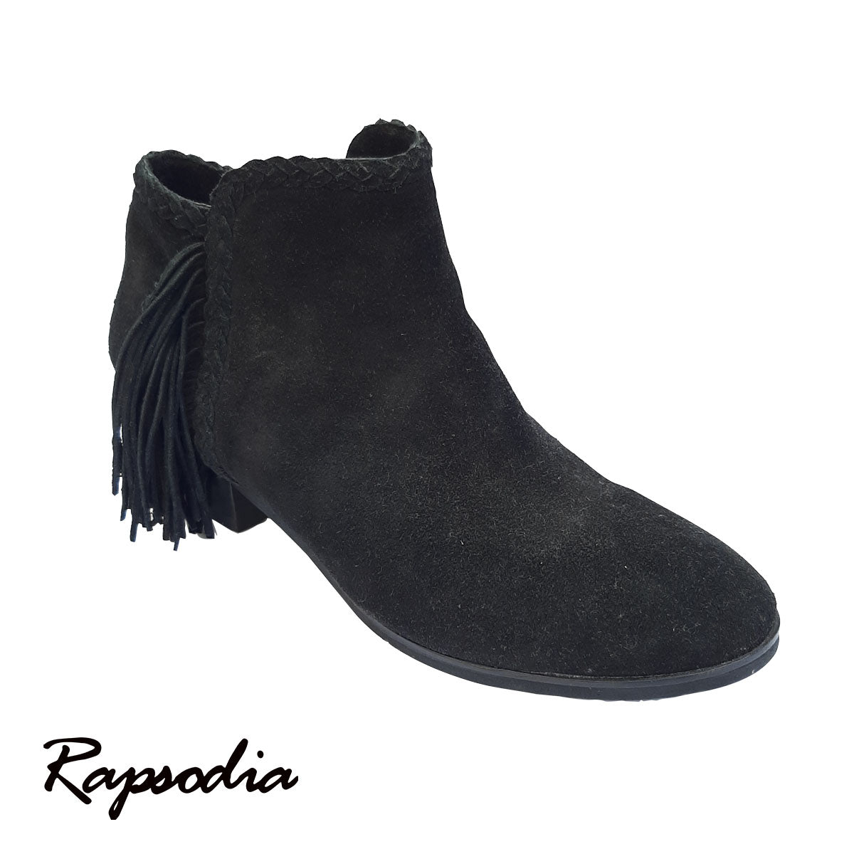 BOTAS RAPSODIA JENGIBRE DESCARNE NEGRO (GAMUSA)