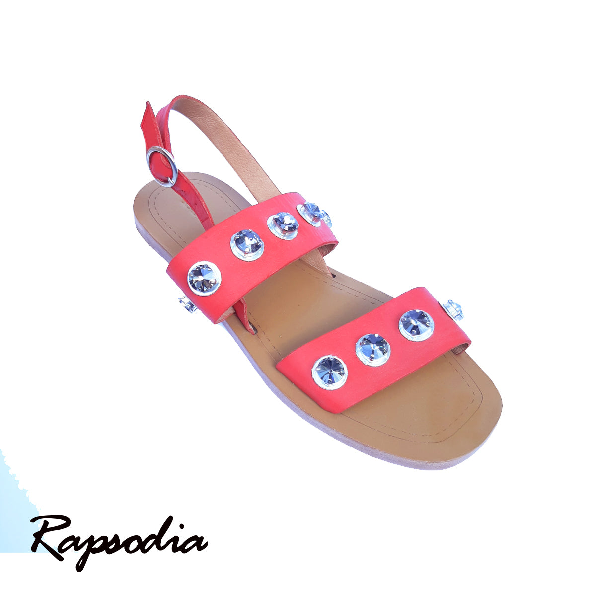 SANDALIAS RAPSODIA ELEY ROJA (BAJITAS)
