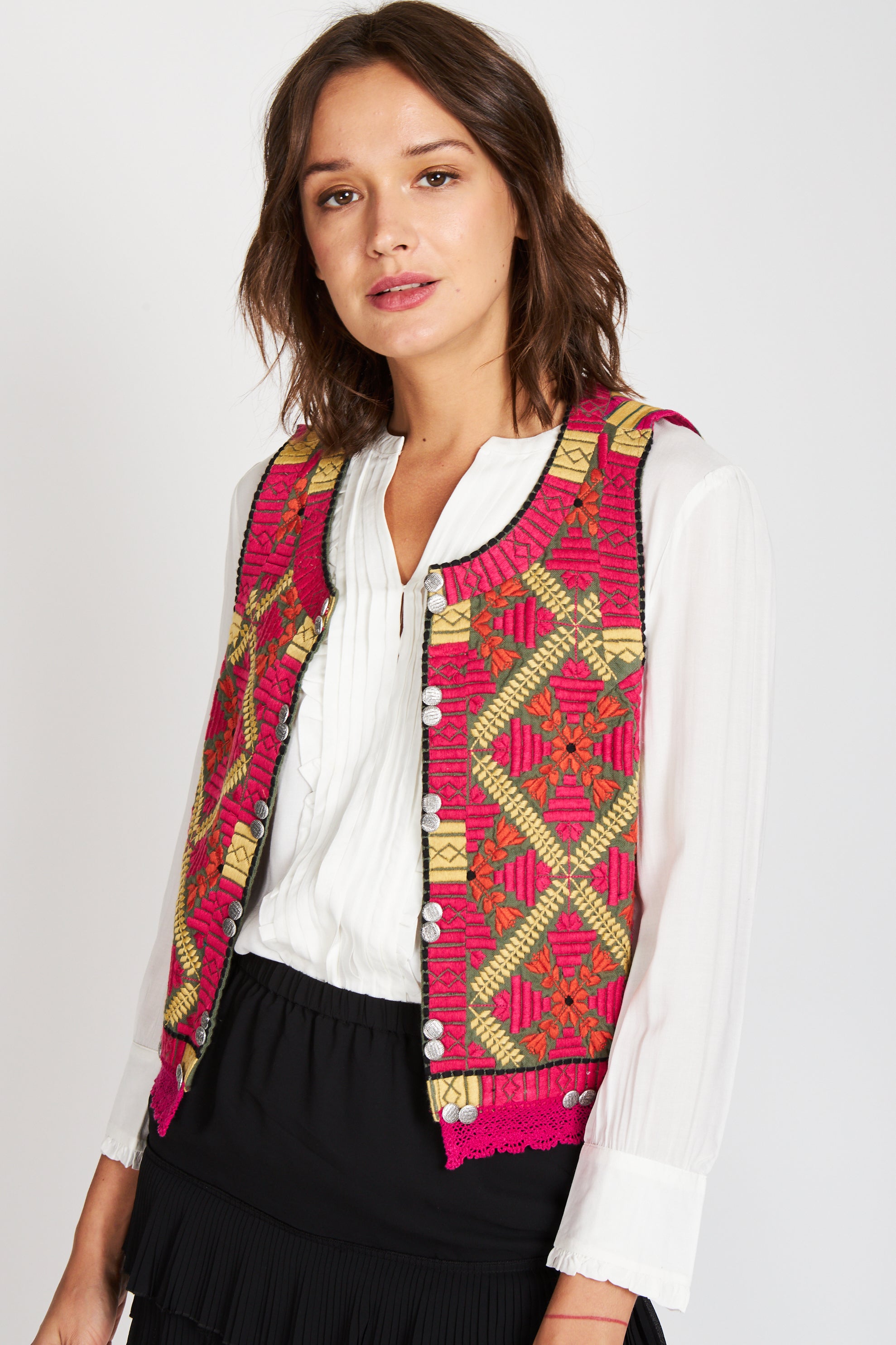 Chaleco Rapsodia Simha Nash Crudo