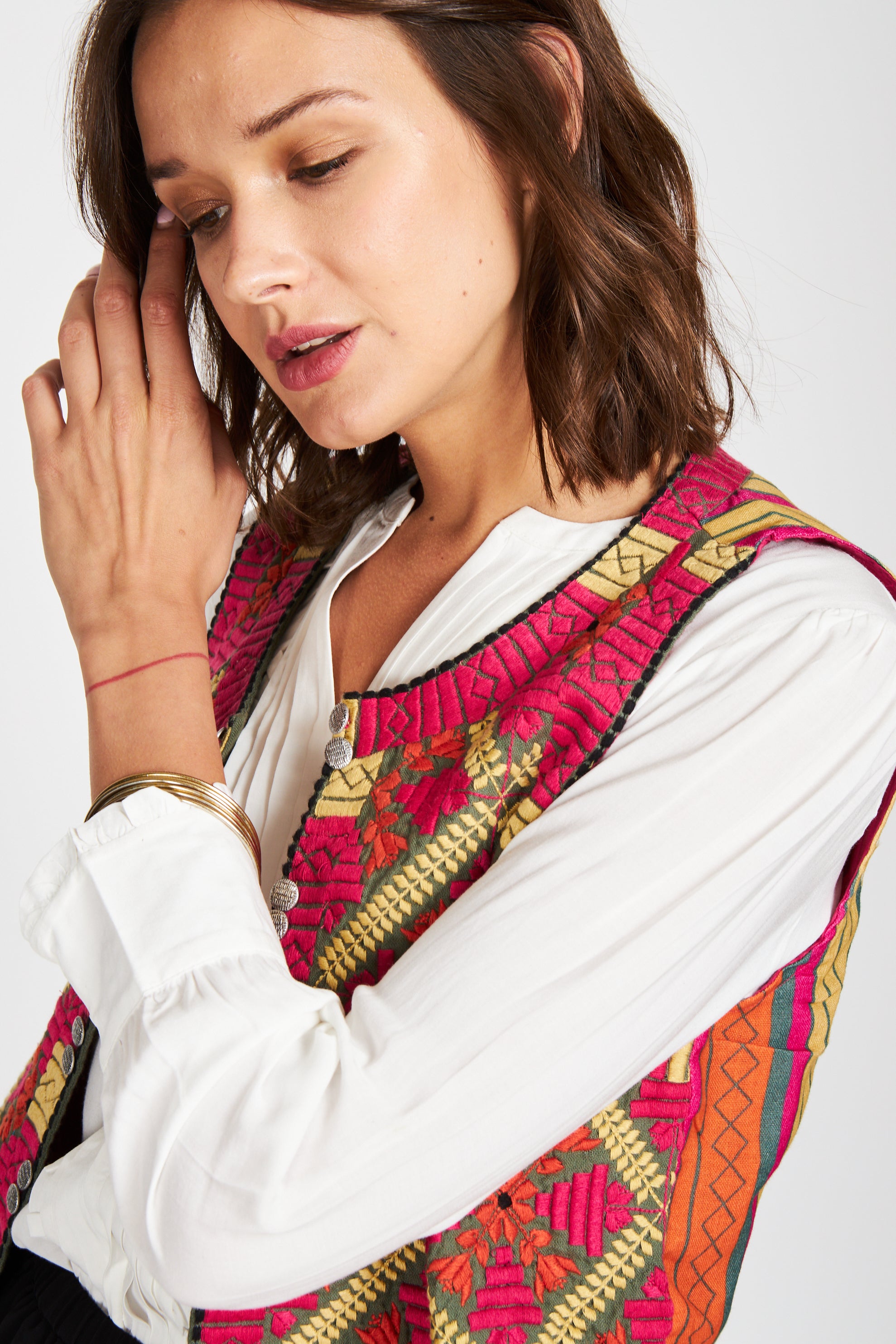 Chaleco Rapsodia Simha Nash Crudo