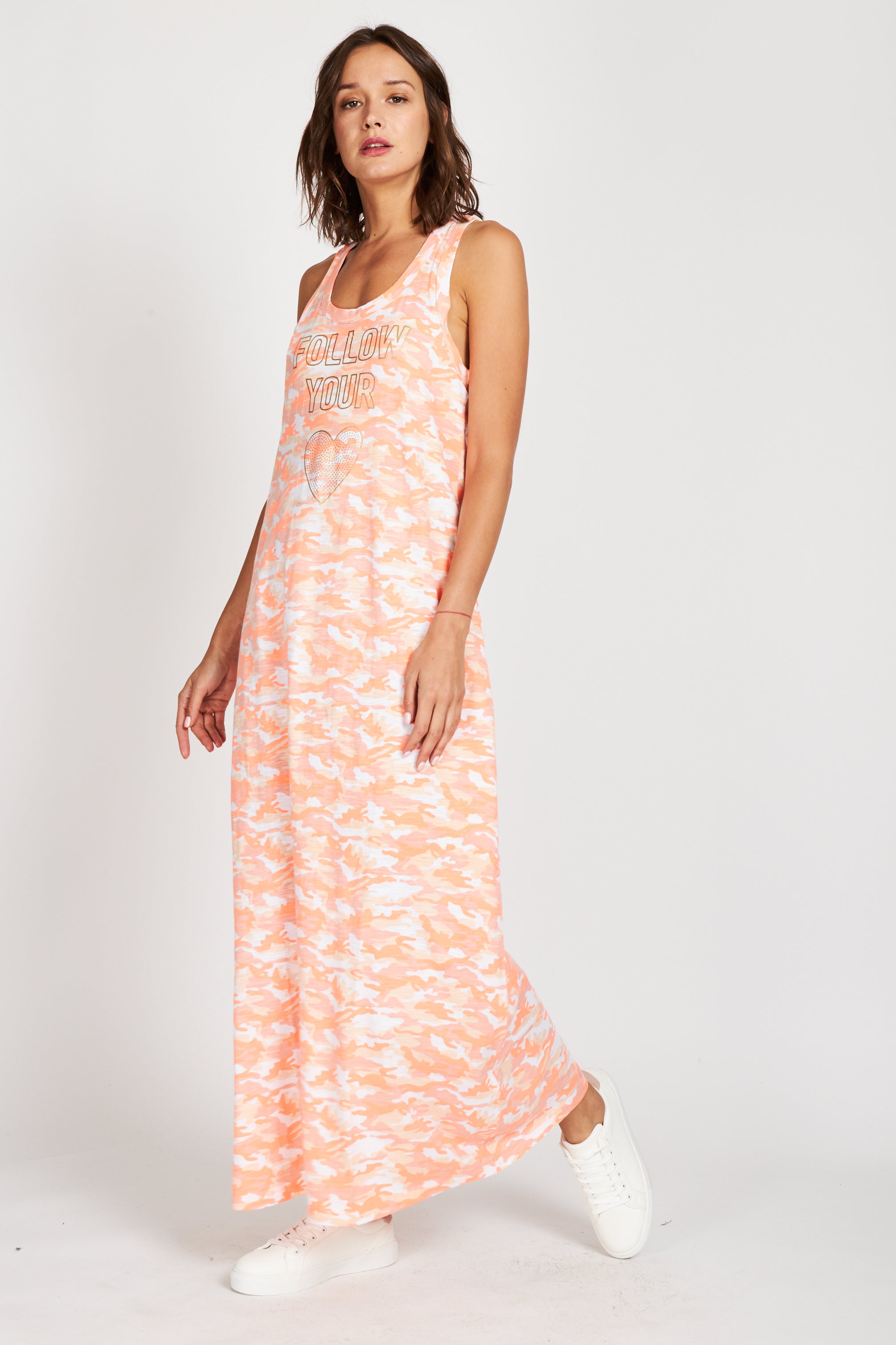Vestido Rapsodia Largo Amazona Coral