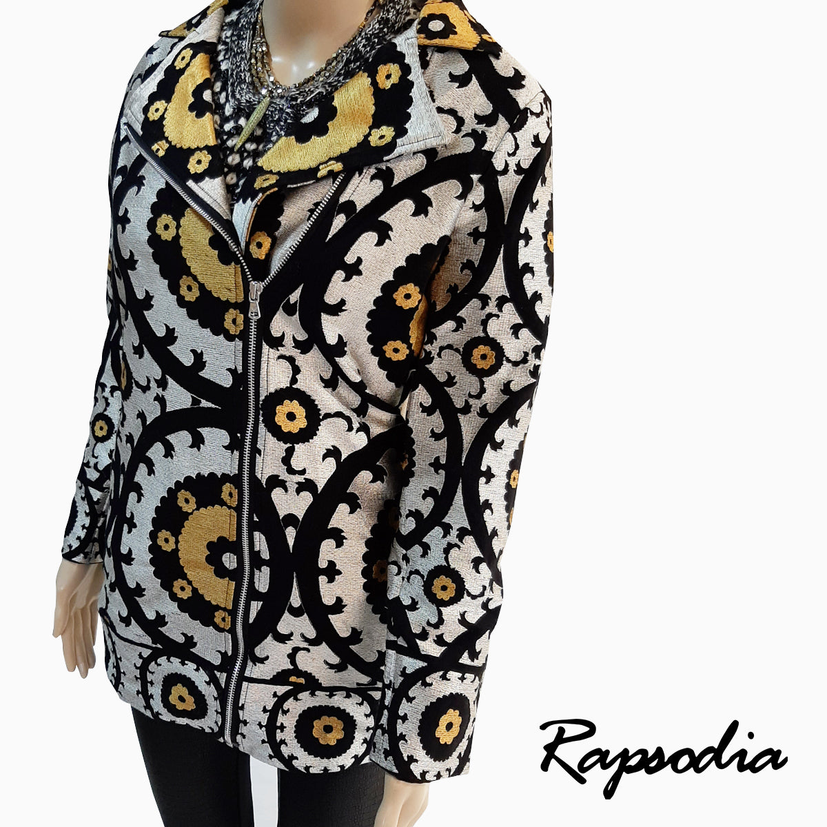 Chaqueta Rapsodia Aleksei Suzani Negro