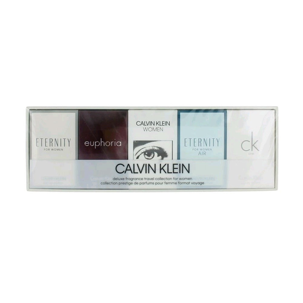 Estuche Miniaturas Eternity+Euphoria+Ck Women+Air+Ck One Mujer