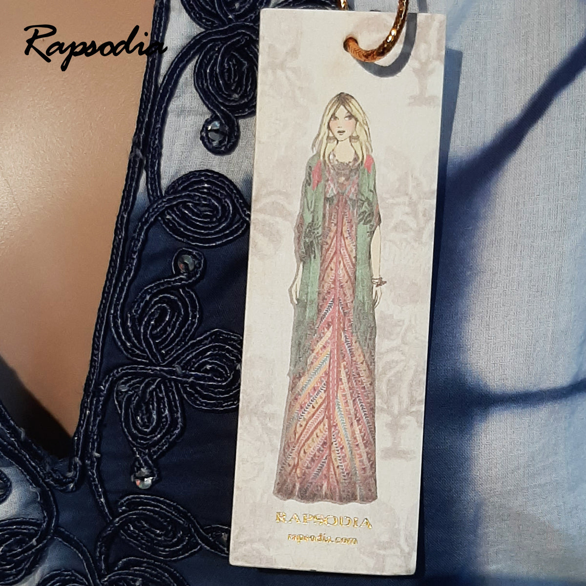 Blusa Rapsodia Gandi Aya Azul