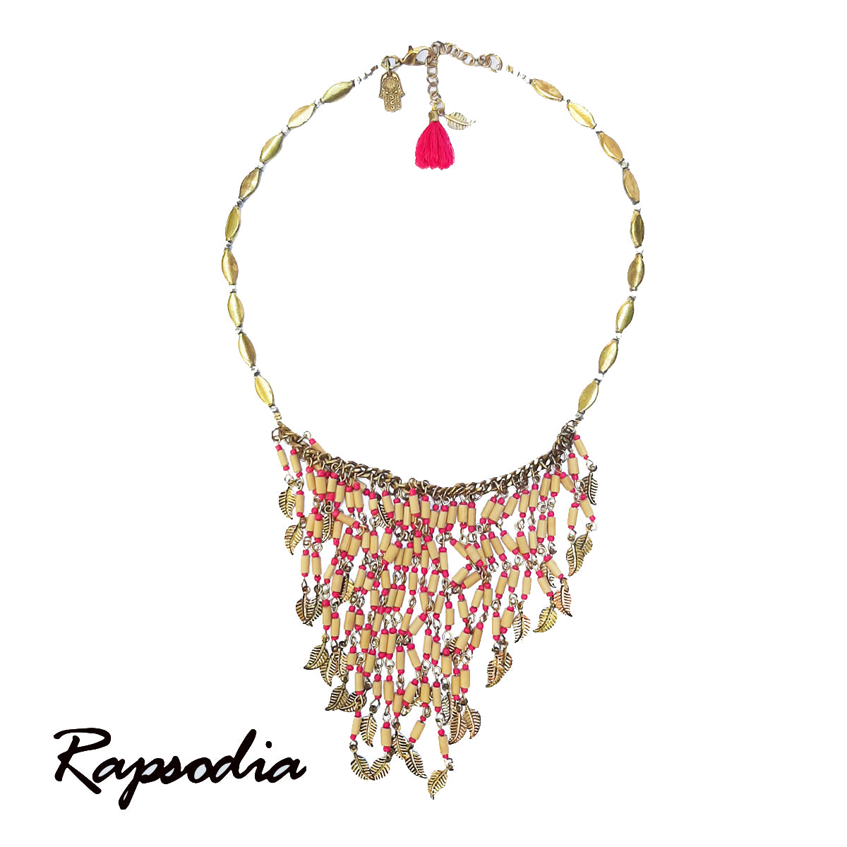 Collar Corto Rapsodia Hoja Dorada