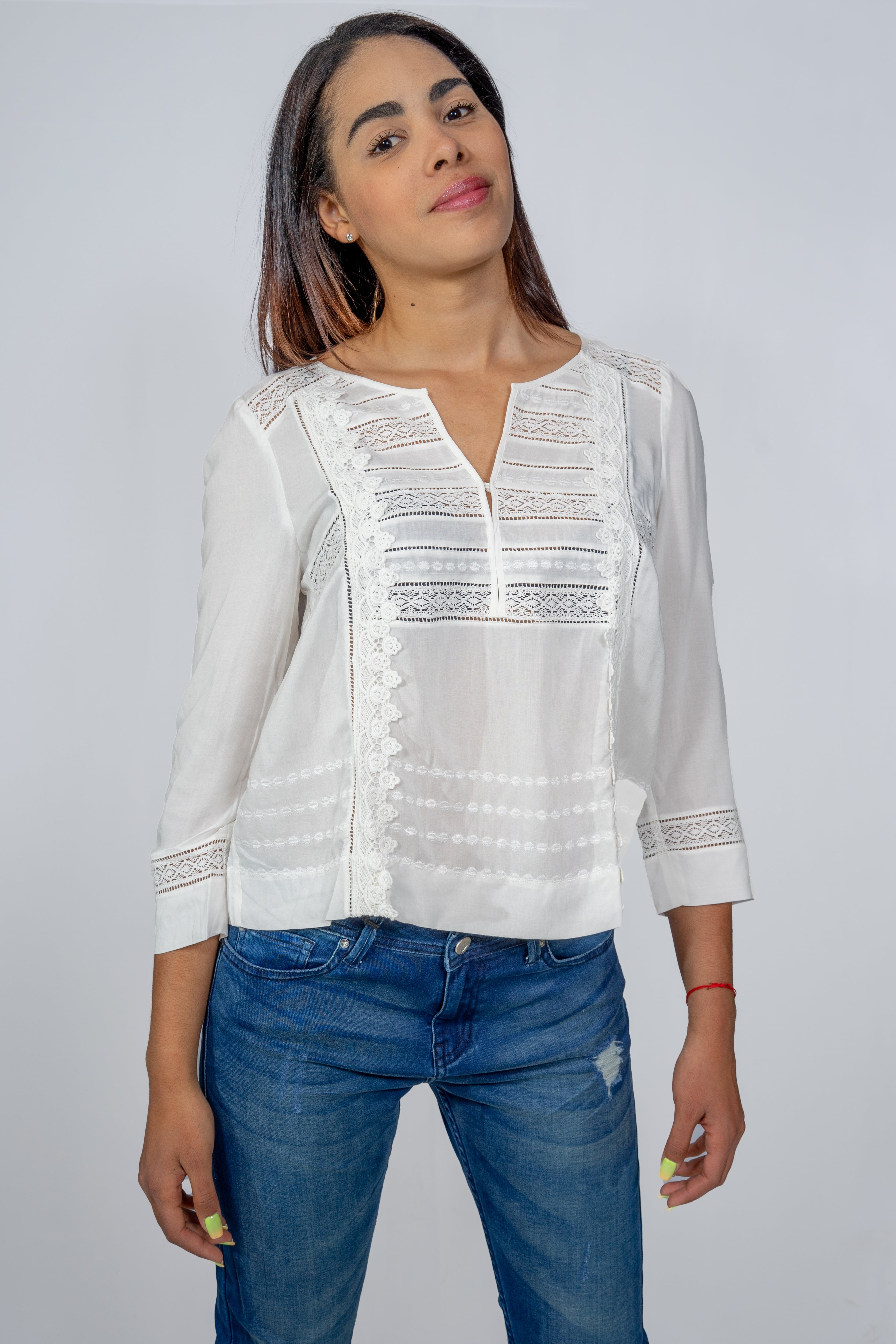Blusa Rapsodia Antonina Blanco