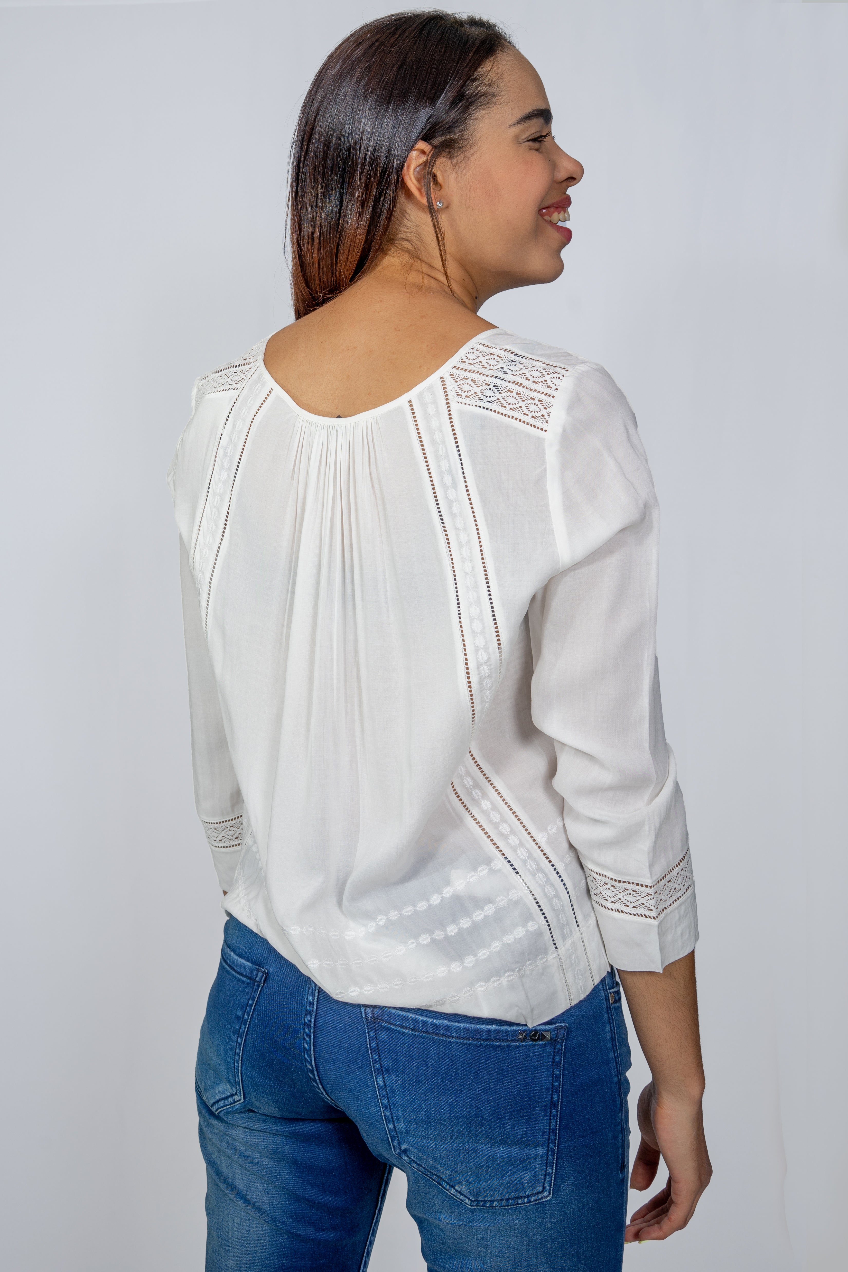 Blusa Rapsodia Antonina Blanco