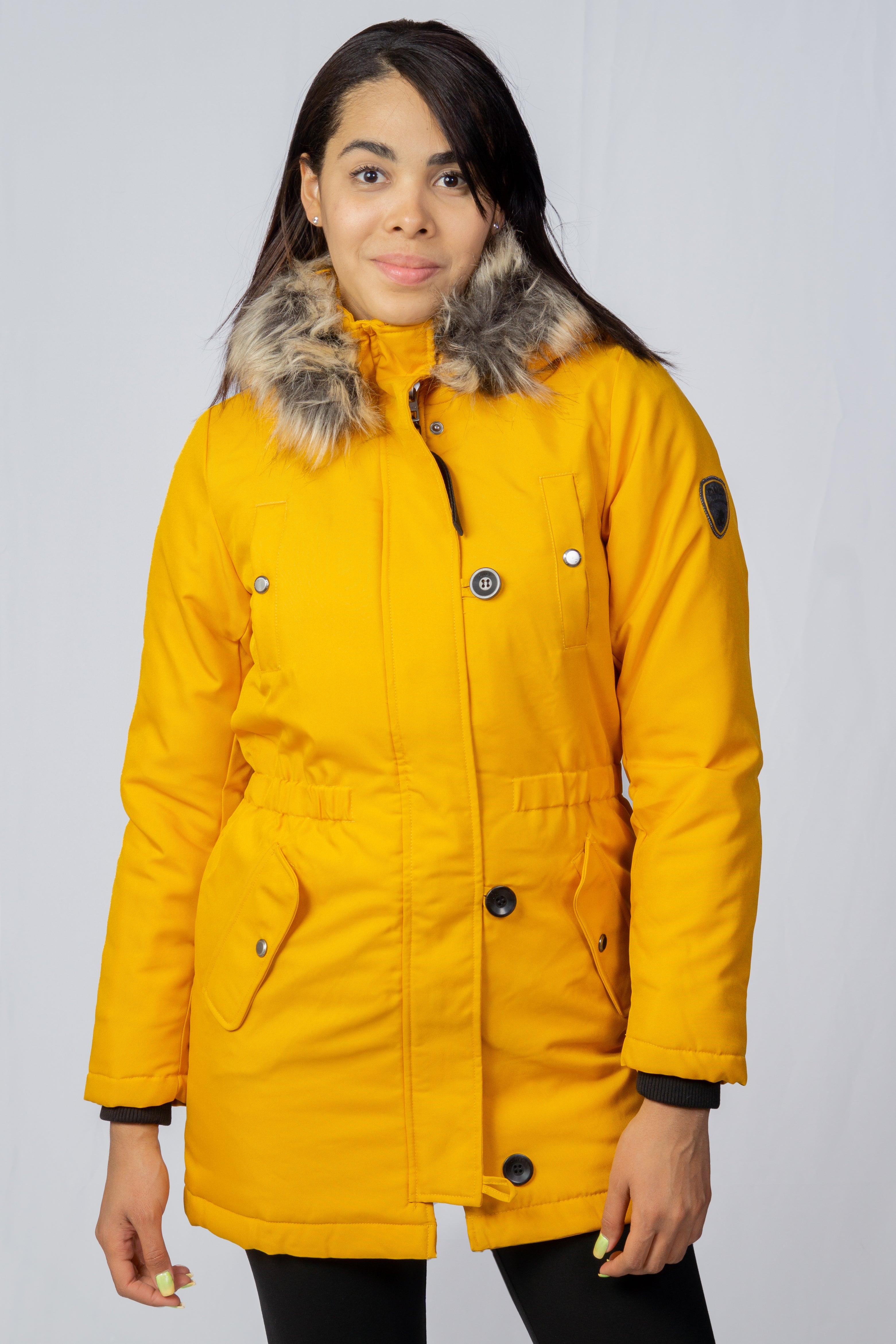 Chaqueta Only Onliris Fur CC Amarillo