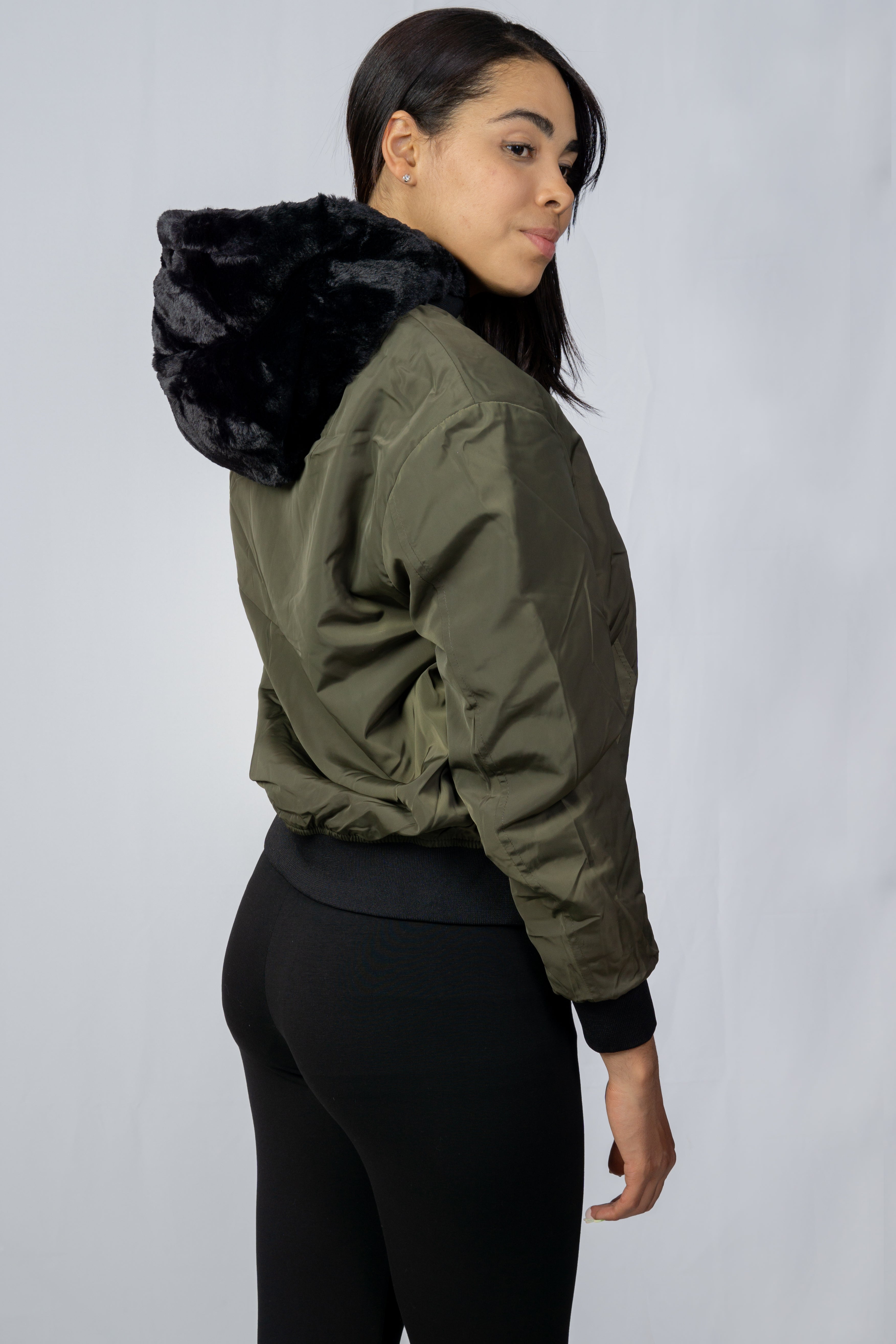 Chaqueta Jacqueline Yong Reversible Jdykacy Verde