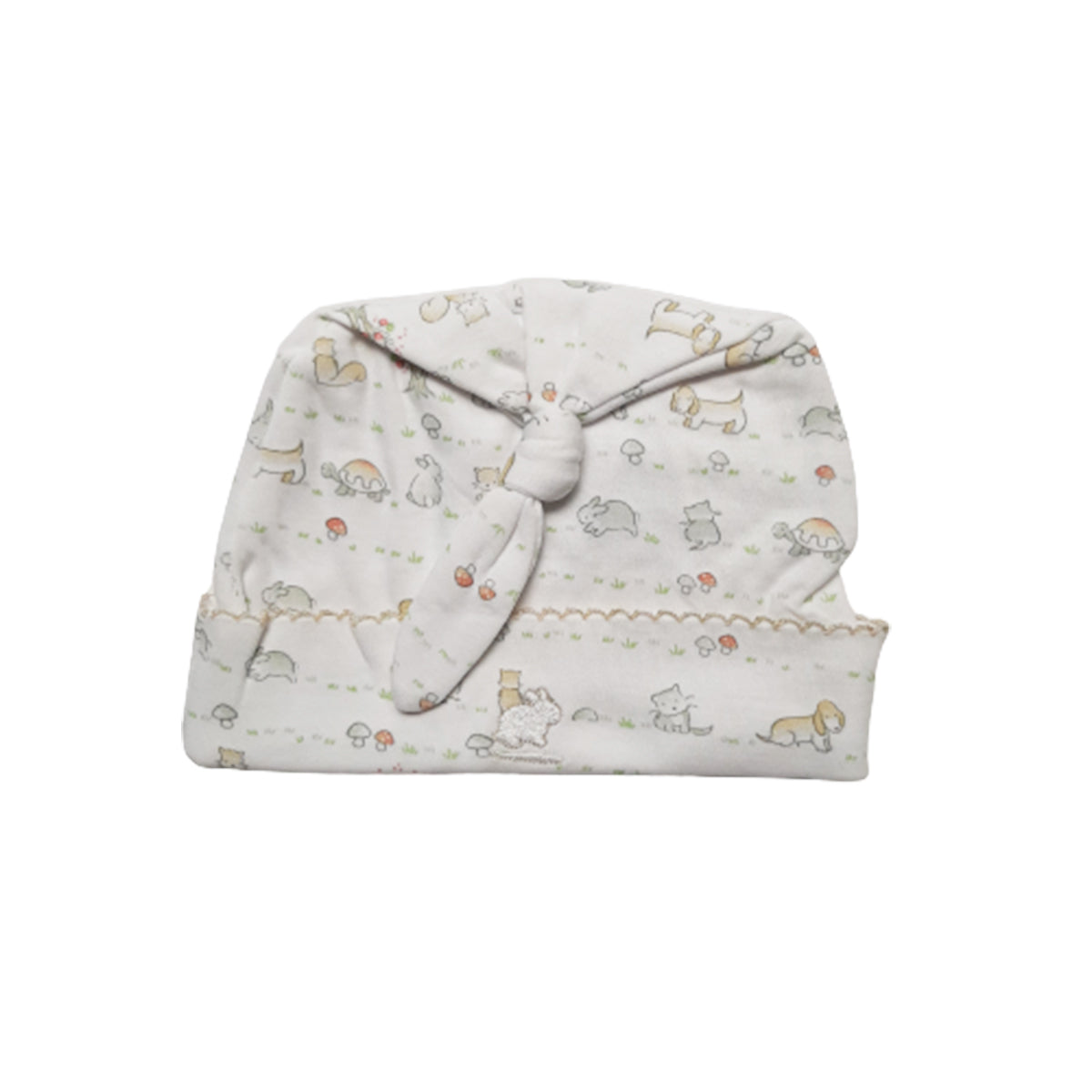 Gorro Babycottons C/Nudo in the Woods Blanco Kaki
